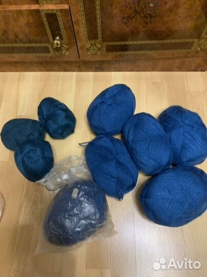 Пряжа для вязания ангора 13 штук новые