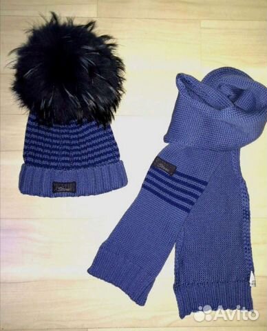 Комплект Jolie Bebe оригинал шапка и новый шарф объявление продам