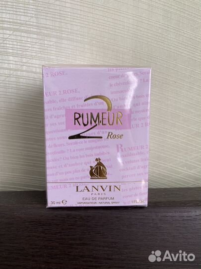 Парфюмерная вода lanvin Rumeur 2 rose