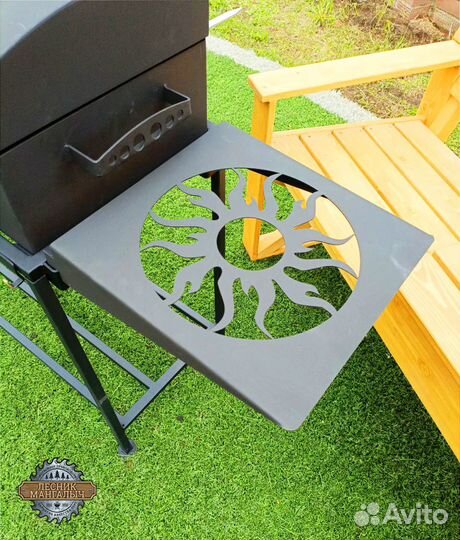 Мангал с печью 3мм 