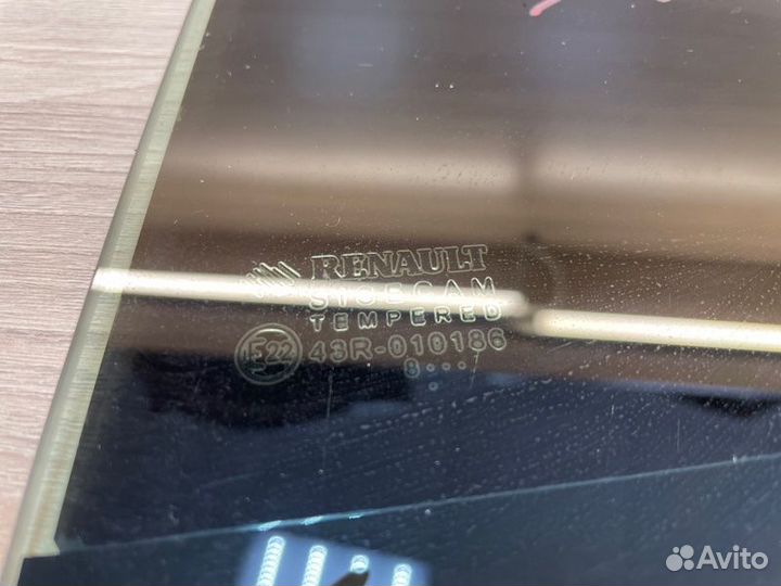 Форточка двери задняя левая Renault Logan