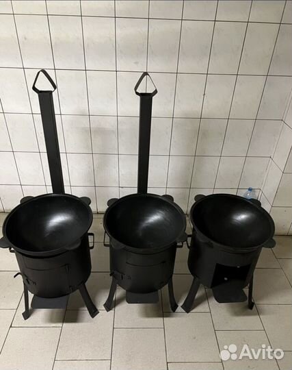 Узбекский казан на 16л с печью