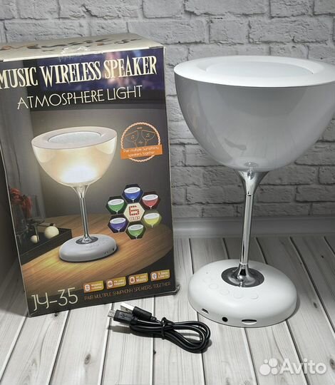 Лампа ночник колонка