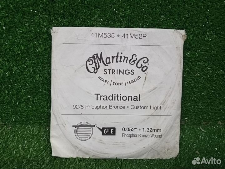 Струна гитарная Martin Guitars 6E 0.052 1.32бронза