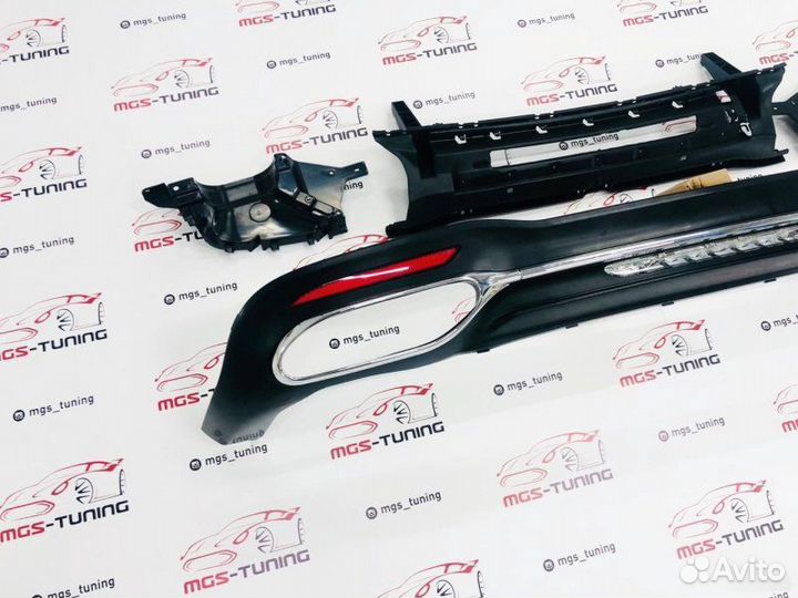 Задний диффузор AMG W222 Рестайлинг