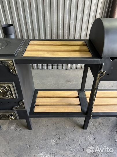 Мангал с печью под казан под заказ