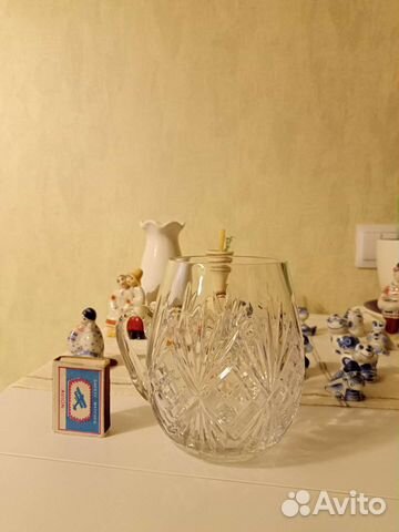 Кружка пивная для напитков хрустальная