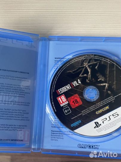 Resident evil 4 remake ps5 диск