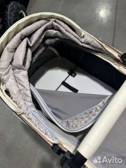 Коляска 3 в 1 lux эко кожа