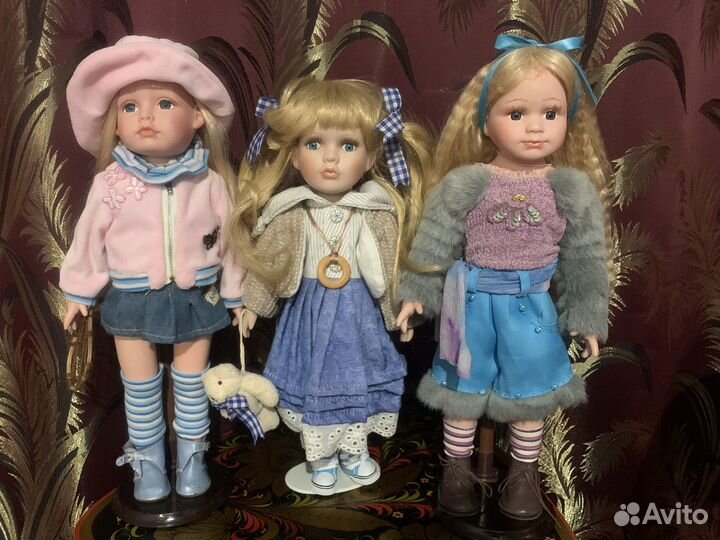 Куклы коллекционные на подставке