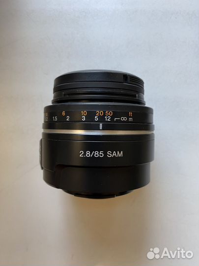 Объектив sony A 85 mm F 2.8 SAM