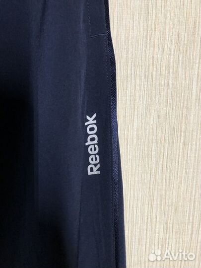 Брюки Reebok широкие синие (L)