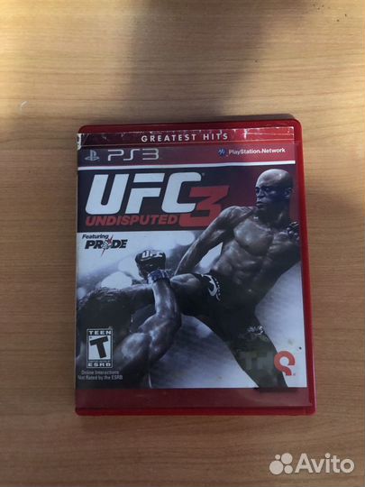 Диски на ps3 UFC 3