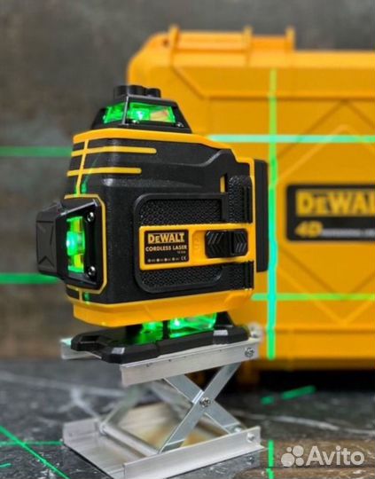 Лазерный уровень dewalt 4D нивелир 16 линий