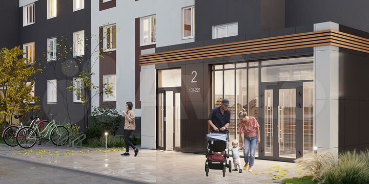 1-к. квартира, 40,9 м², 2/17 эт.