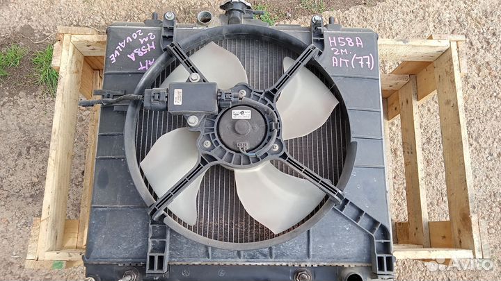 Вентилятор охлаждения ради. mitsubishi pajero mini