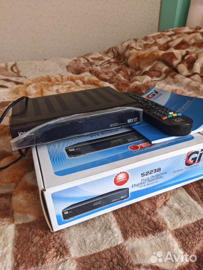 Спутник ресивер GI S2238, fulan spark I+, amp-222