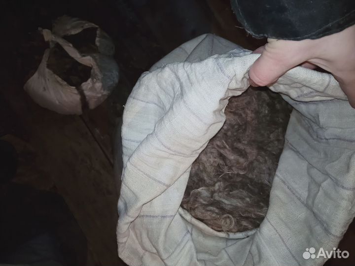 Шерсть овечья мешок
