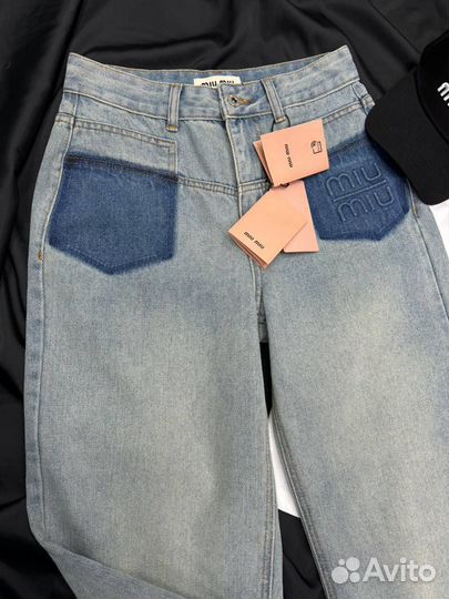 Джинсы miu miu