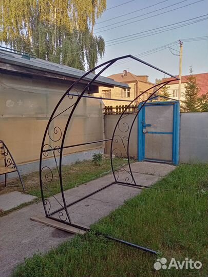 Арка-навес для скамейки