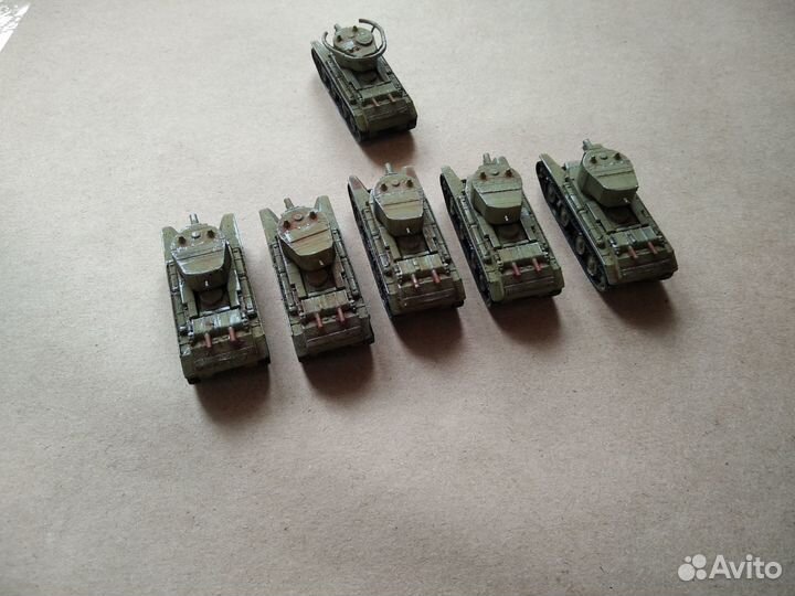Модели танков 1/100 бт-7А и бт-7