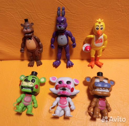 Фигурки аниматроники Фнаф - остались высокие