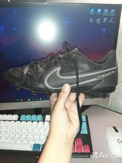Футбольные бутсы nike tiempo