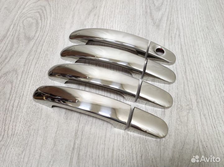 Накладки на ручки нержавейка Ford Focus 2 (новые)