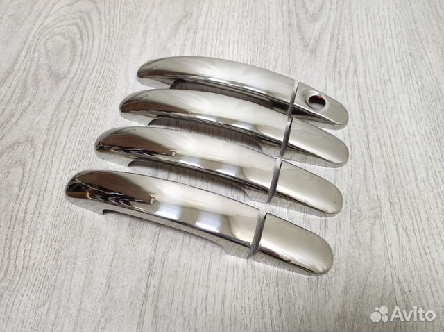 Накладки на ручки нержавейка Ford Focus 2 (новые)