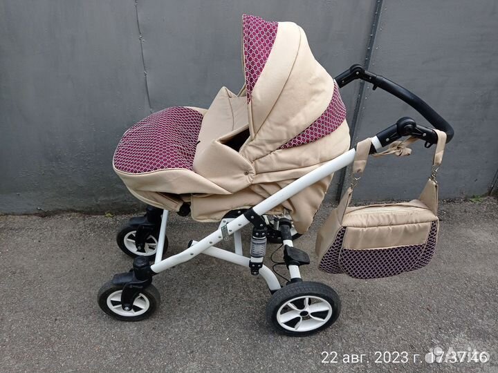 Прогулочная коляска- трансформер 2 в 1 с сумкой