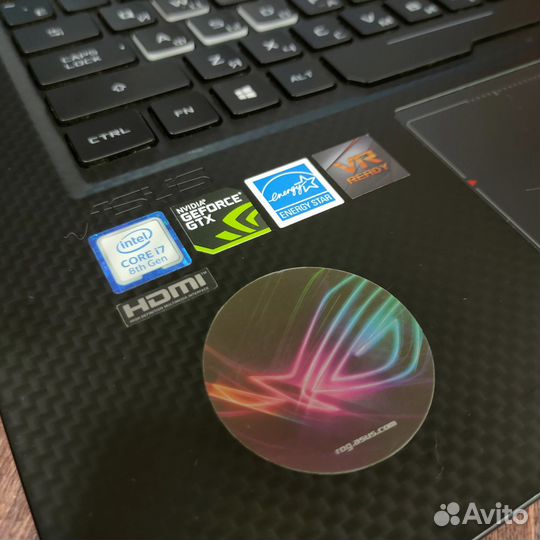 Мощный Ноутбук Asus ROG strix 17.3 144Hz/Core i7/2