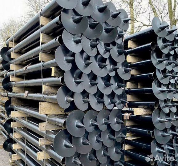 Винтовые сваи для дома