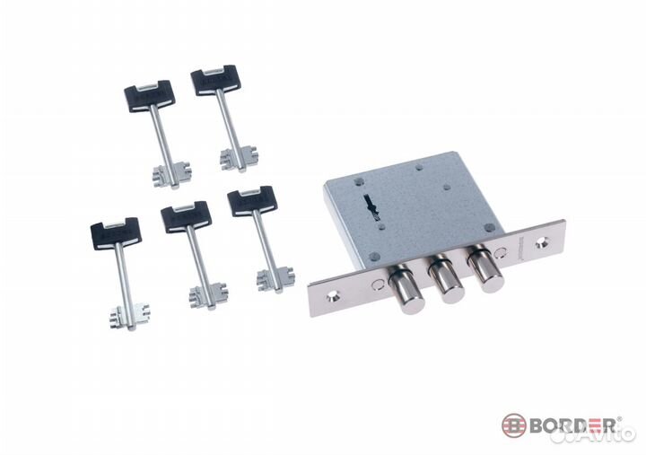 Замок врезной сувальдный border D 8-8 т, 59614