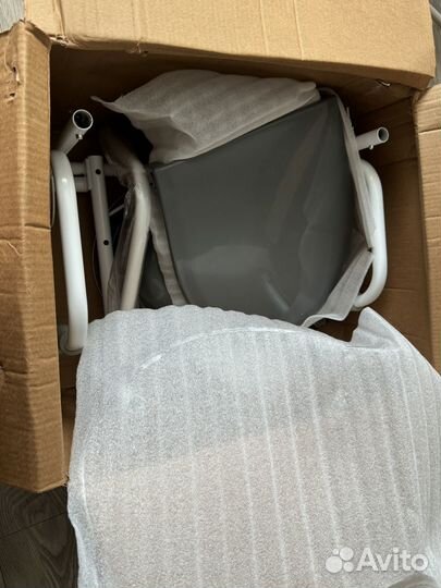 Кресло-стал с санитарным оснощением с колёсами