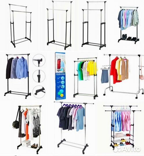 Для одежды напольная вешалка вешало на колесиках н