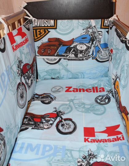 Бортики Мотогонщик универсальные