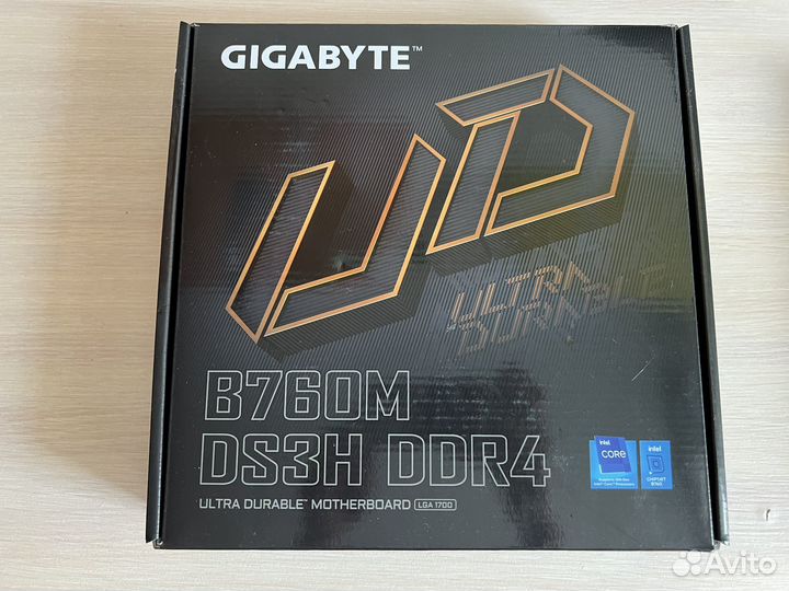 Материнская плата Gigabyte b760m ds3h ddr4