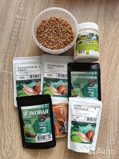 Корм для улиток