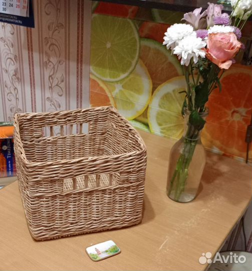 Корзина плетеная для хранения