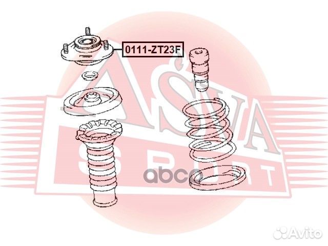 Опора амортизатора 0111ZT23F asva
