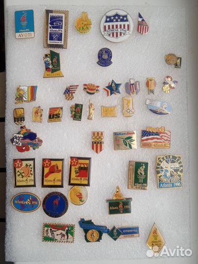 Значки (официальные знаки Олимпийских игр 1)