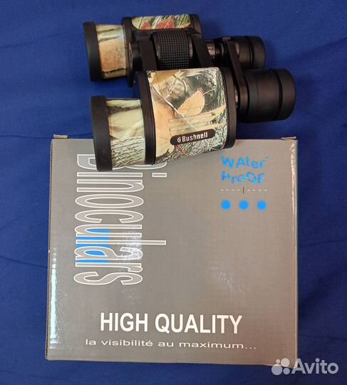 Бинокль bushnell 20x40 trophy (осенний камуфляж)