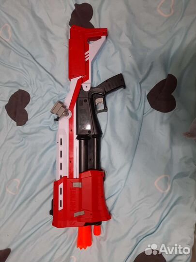 Бластер nerf fortnite