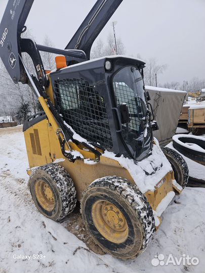 Мини-погрузчик John Deere 318D, 2014