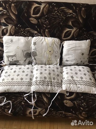 Бортики в детскую кроватку