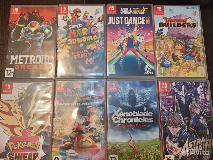 Продам картриджи для Nintendo Switch