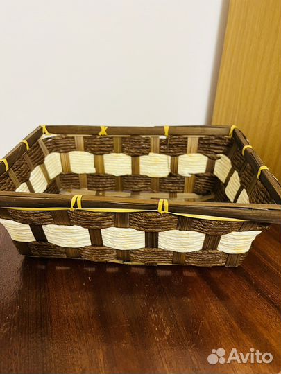 Плетеные корзинки для хранения