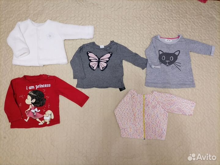 2 пакета вещей на девочку с рождения