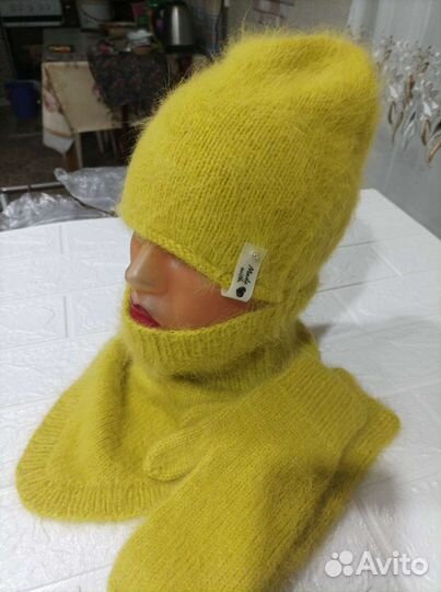 Шапка, снуд, варежки