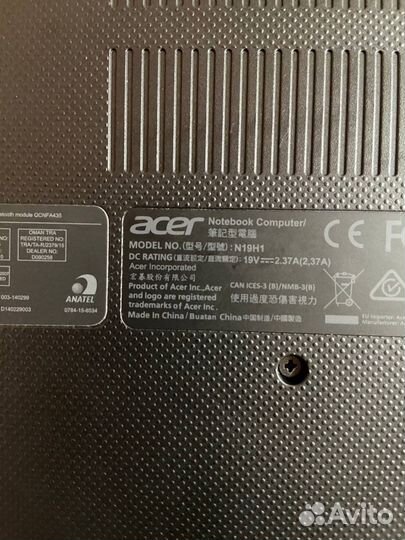 Ноутбук acer aspire 3 a315